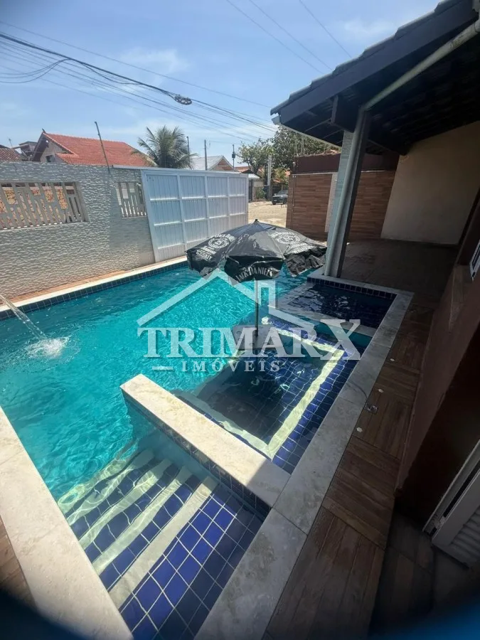<p>Casa no Tupi em Itanhaém, no litoral sul de São Paulo, lado praia à 80 metros do mar, em rua pavimentada