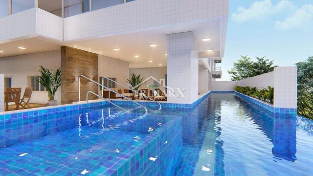 <p>Apartamento no Canto do Forte em Praia Grande, no litoral sul de São Paulo, lado praia a 480 metros do mar, em rua ca — foto 2