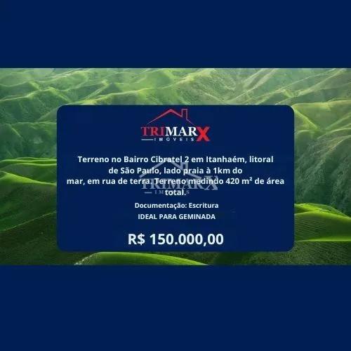 Terreno para Venda — Cibratel 2, Itanhaém — foto 1