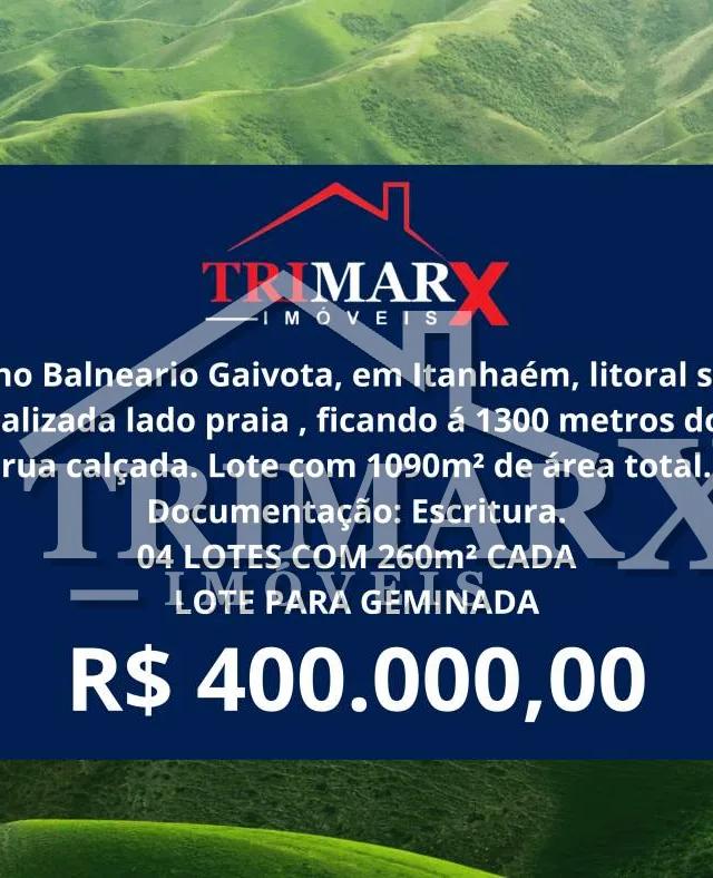 Terreno para Venda — Balneário Gaivota, Itanhaém — foto 2